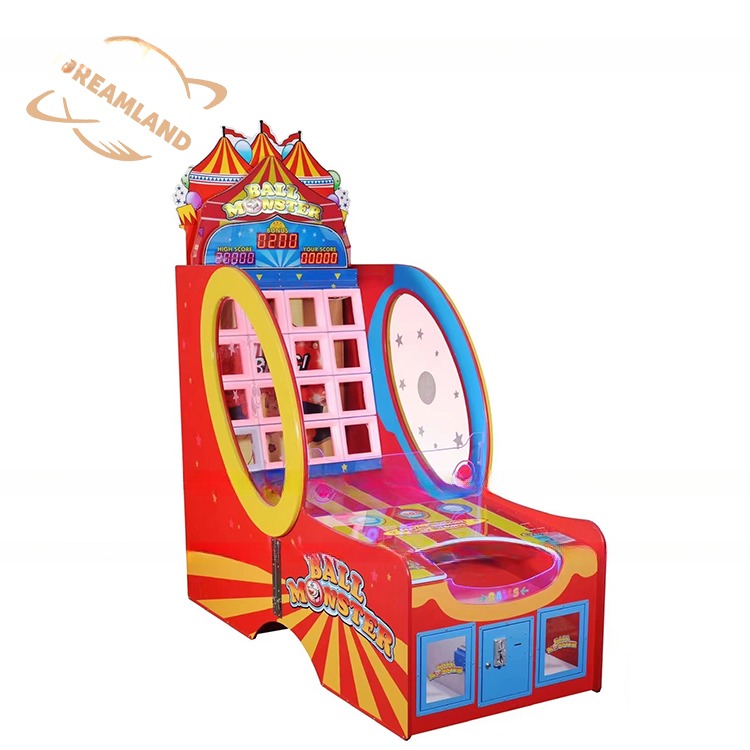 Luxury Ball Monster Game Ticket Redemption Game Machine 220V/60W