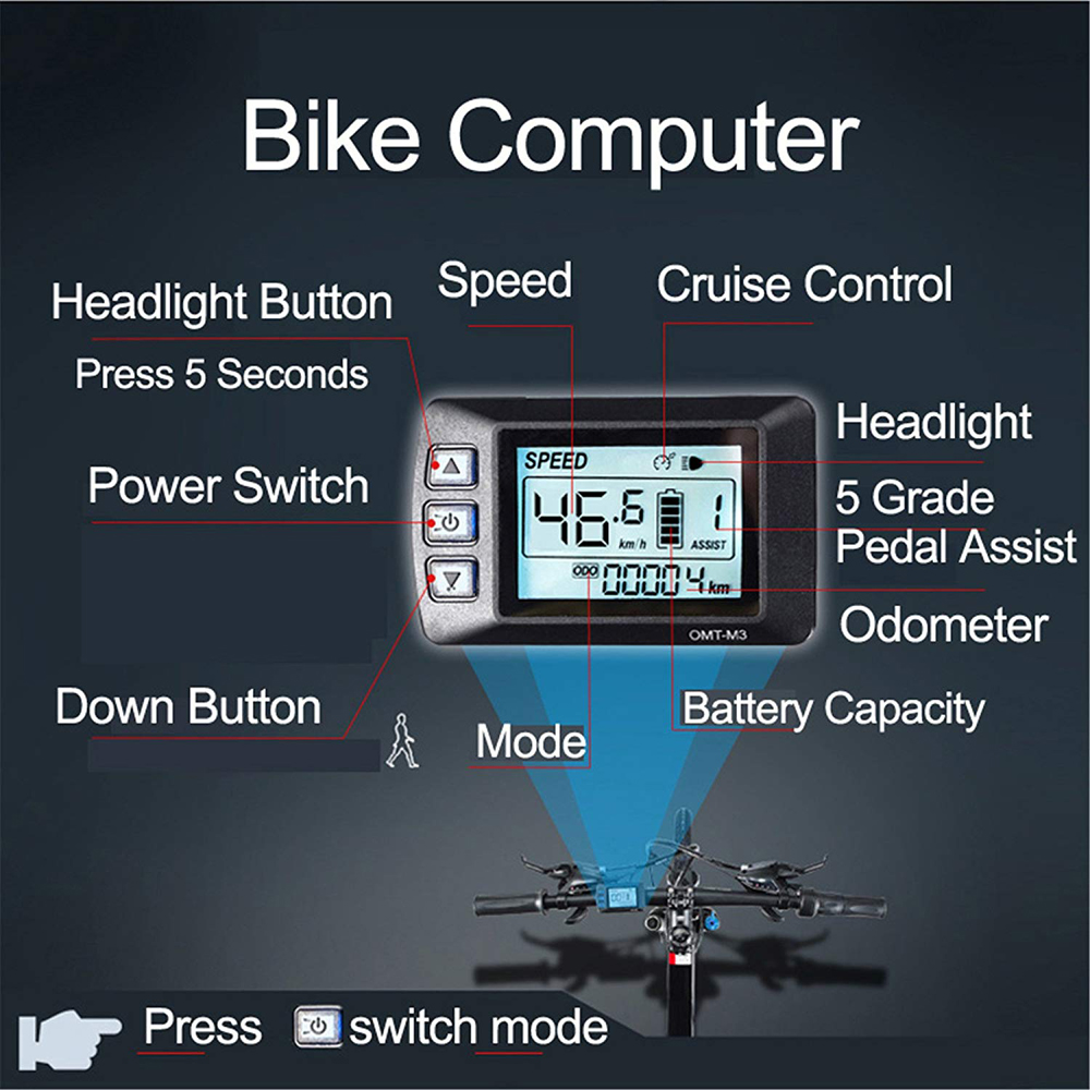 48V 26 inch Electric Folding Bike With 3 Knife And Shimano 21 Speed Derailleur