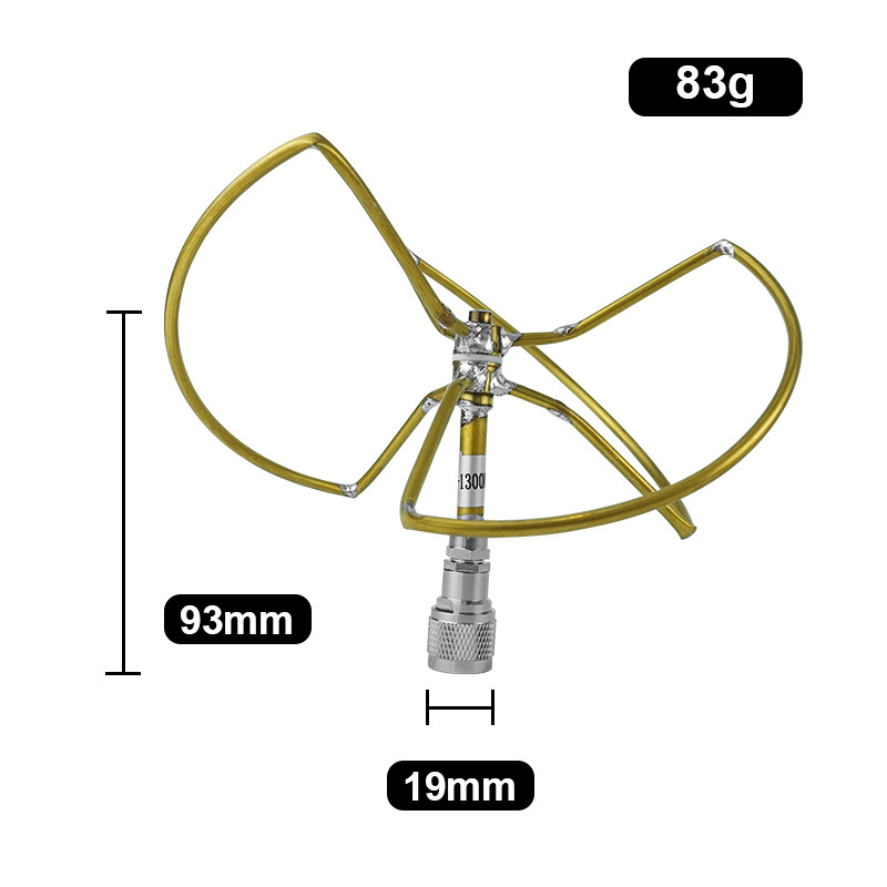 High Gain Antenna for 1200-1300 MHz Frequency Range with Three-leaf Clover Design