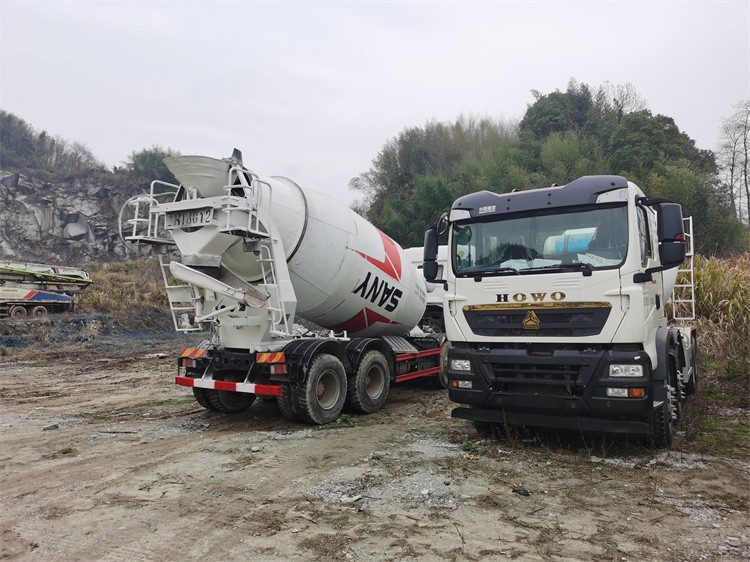 Used SANY 10m³ Hydraulic Automatic Mixer Truck Computerized