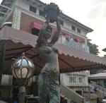 Outdoor garden beautiful grace girl bronze sculpture ,customized bronze statues,
