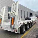 Customizable Steel Three- And Four-Axis CIMC Lowbed Semi-Trailer Truck Trailers