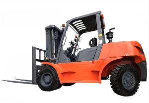 China Powershift Transmission 2570 Mm 80T Diesel Forklift wholesale