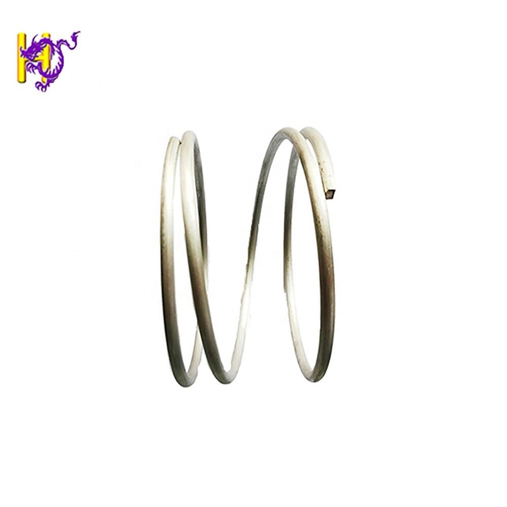 Custom 1.5mm Titanium Mold Steel Compression Spring Coil With Flat End