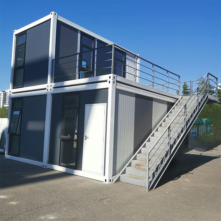 High Quality Steel Wall Cladding Prefabricated Sandwich Panel Prefab House Bolt Living Security Cabin Container House