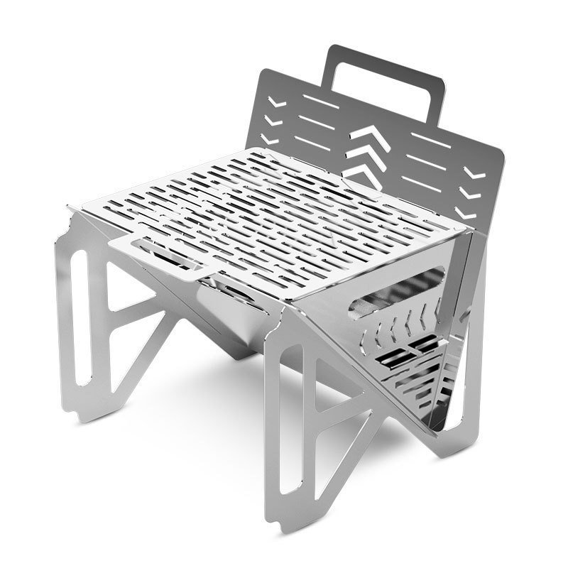 Portable Stainless Steel Camping BBQ Grill