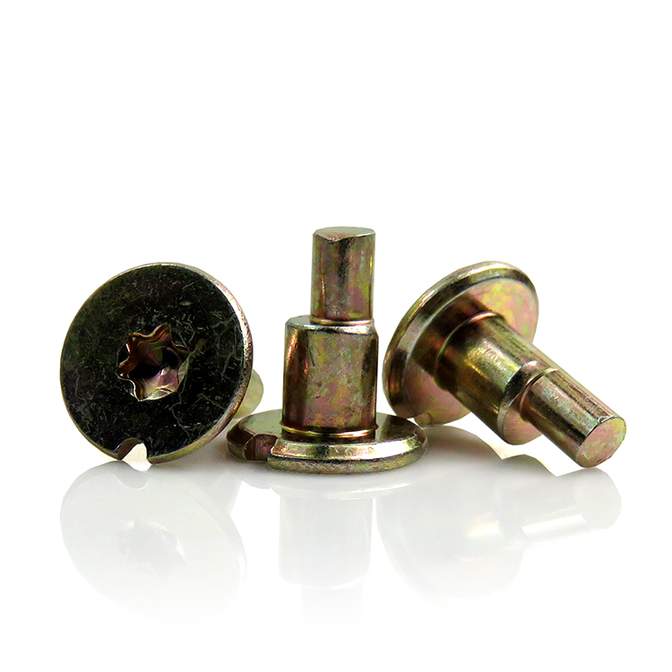 RoHs Certified Semi Tubular Step Shoulder Rivets for Light Shelves in Stainless Steel