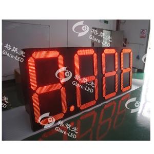 China 8000cd/M2 Led Digital Gas Price Sign Display Fuel Media Datasheet wholesale