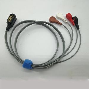 China Digitrak XT 4 Lead PH ECG Clips, Gray Medical Ekg For ECG Machine wholesale