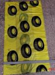 Heavy duty wheel bag masker tire storage bag, Disposable PE plastic tyre bag on