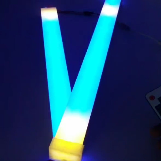 40mm Chasing 12V Dmx Led Neon 5050Rgb flex lampara navidea Dmx512 corner neon led tape 20m led rgbw light strip