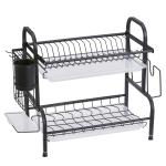 Sustainable Kitchen Storage Shelves 2 Layers Drawer Style Flavour Bottle Rack