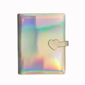 China Viscose Pu Leather Card Collection Binder Macaron Flashy Laser wholesale