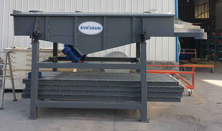 Silica Sand Linear Vibrating Screen Sieve Sifter Machine For Quarry Stone