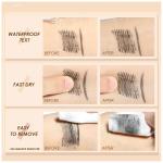 2 In 1 14ml Waterproof Eyeliner Mascara Set Natural Lengthening