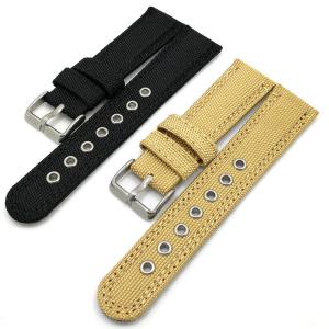 China Handmade 22mm Canvas Watch Strap wholesale