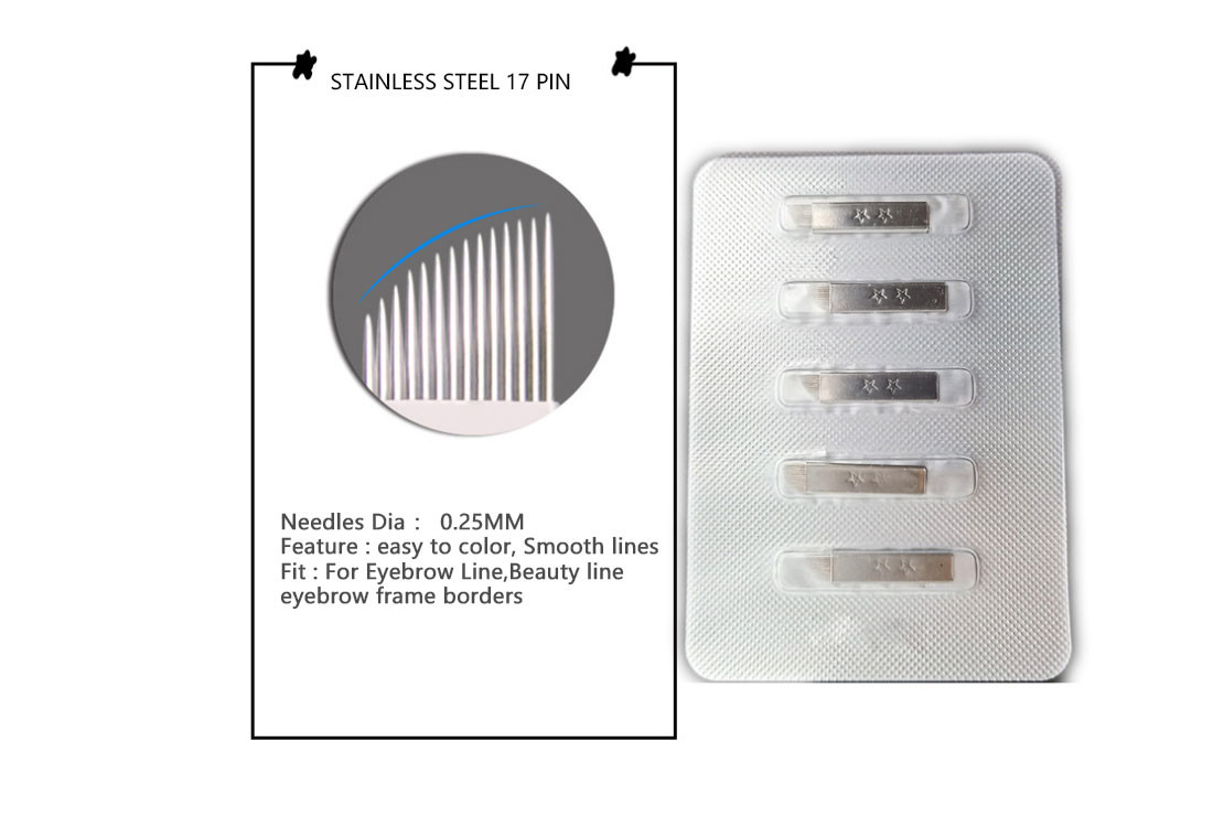 Healthy Permanent Makeup Needles , Different Sizes Tattoo Magnum Needles