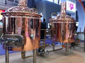 China Commercial Copper Brewing Equipment Copper Beer Tank 50L - 10000L 245KGS wholesale