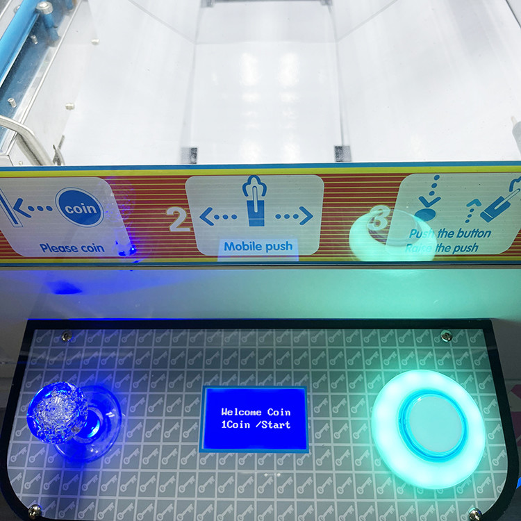 Coin Operated Key Master Game Golden Key Prize Vending Game Machine With Bill Acceptor