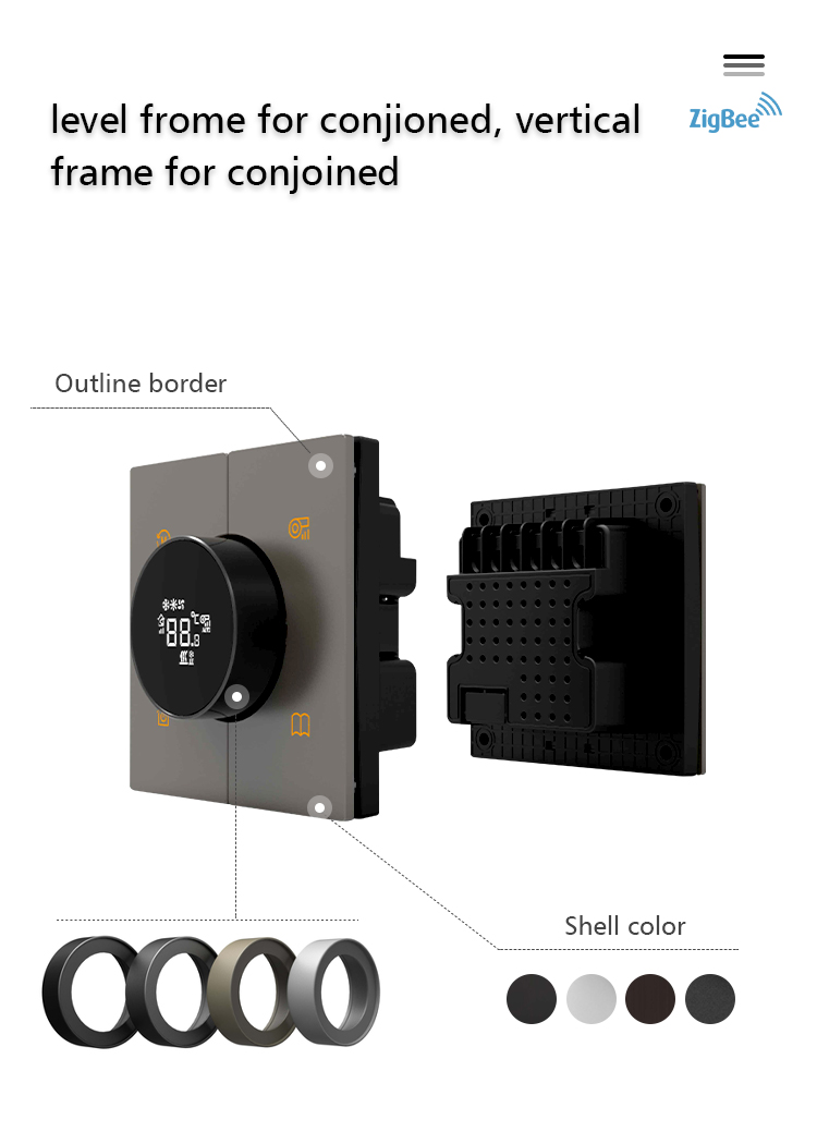 High Voltage 250V Home Smart Thermostat Zigbee 3.0 UK Standard