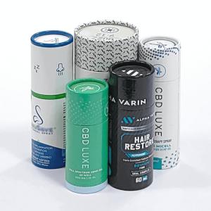 China Recycled Paper Mailing Tube Boxes Packaging Custom Round Candle Boxes wholesale