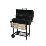 Smokeless Charcoal Grill with Flip Rotisserie and Table Commercial Outdoor