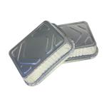 Takeaway 650ml Food Grade Rectangular Foil Trays For Broiling