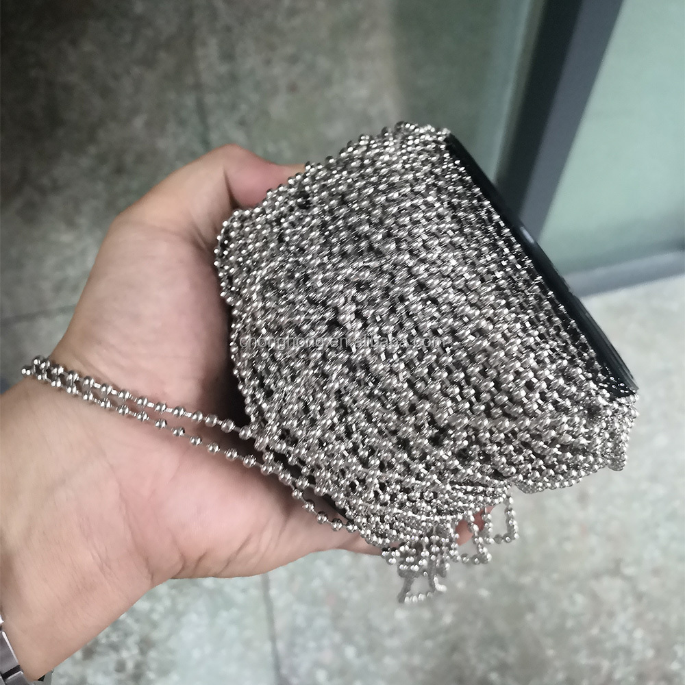 6mm Stainless Steel Beaded Ball Chain Rust Prevention For Window Blinds