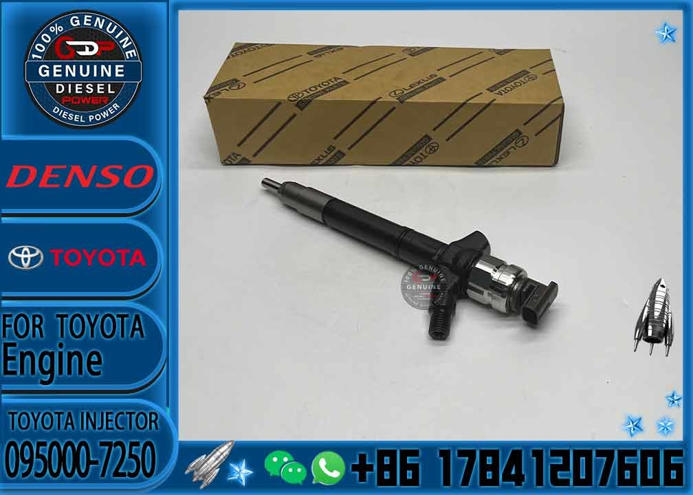 2AD-FTV Auto Engine Parts Injector 095000-7250 Diesel Fuel Nozzles Injector 095000 7250 0950007250 for Toyota Avensis