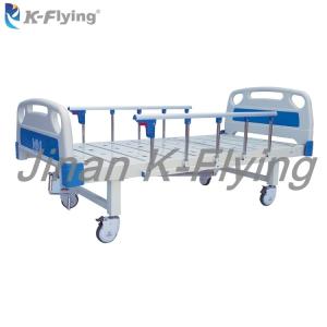 China Metal Cold Rolled Steel Movable Flat Hospital Patient Care Bed wholesale