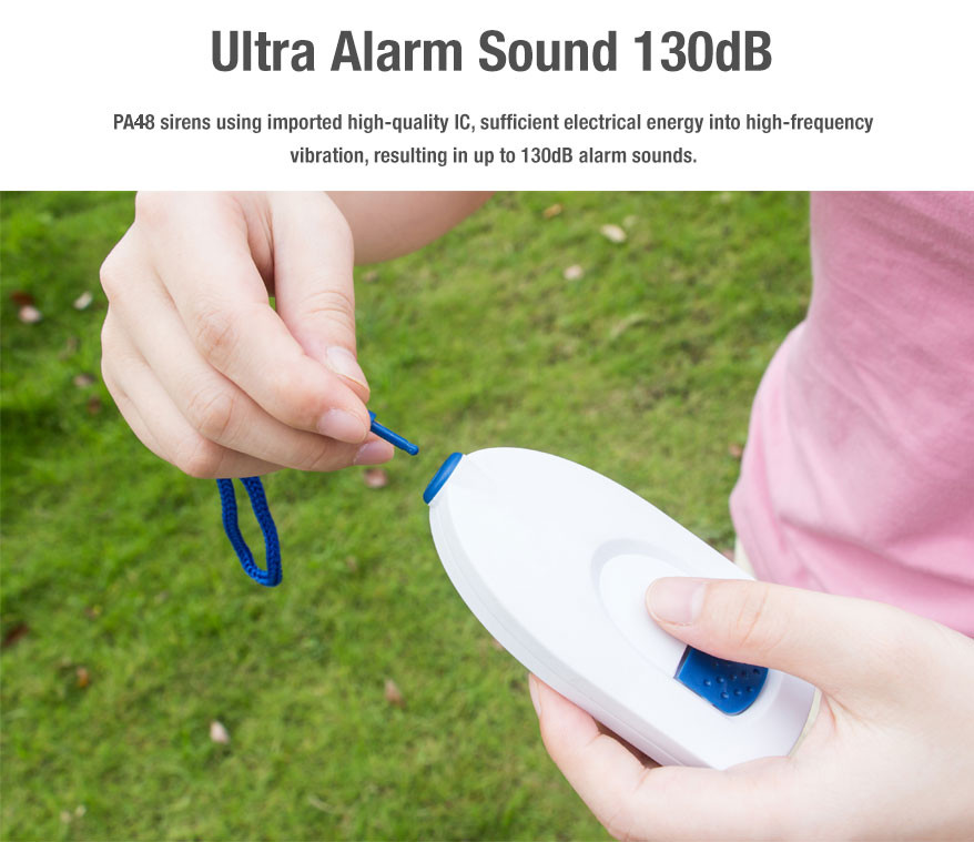 Portable Personal Self Defense Siren Security Alarm For Emergency Situation-PA48