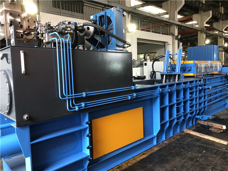 Plastic Horizontal Waste Straw Baler Compactor Machine