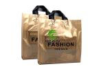 Brown Strong Polythene Bagswith Handle Durable Polyethylene Retail Carrier Bags