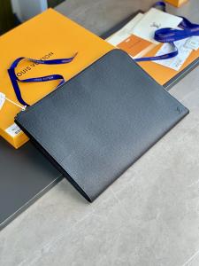 China Designer Louis Vuitton Pochette Jour GM Cuir Taurillon Leather In Black Noir Purses wholesale