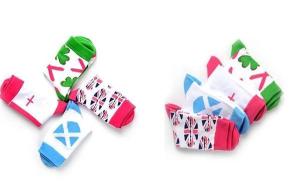 China Graceful national flag design AZO-free durable cozy sports hosiery in high quality for men wholesale