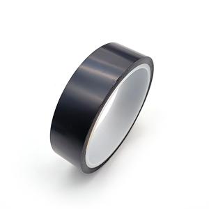 China Heat Resistant Black Thermal Tape ESD Low Static Polyimide Film wholesale