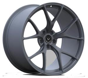 China Brushed black monoblock alloy rims x5m 1 piece 21 inch 21x10 21x11.5 staggered forged wheels wholesale