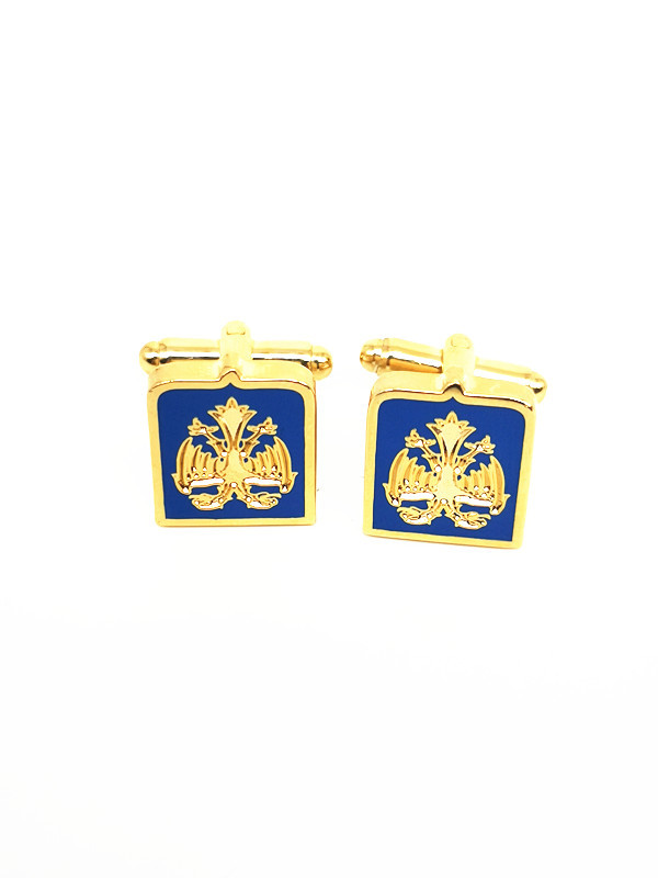Metal Plating Enamel Cufflinks , Custom Made Cufflinks For Men Shirts