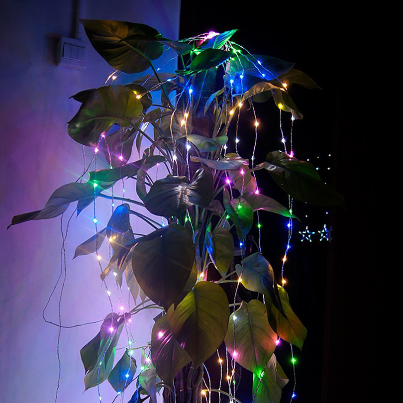 1M 2M 3M 5M Copper Wire LED String lights Holiday lighting Fairy Garland For Christmas Tree Wedding Party Gifts Decorati