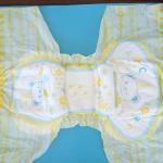 Soft Non-woven Top Sheet Printed ABDL Diaper for Elderly 3D Leak Prevention