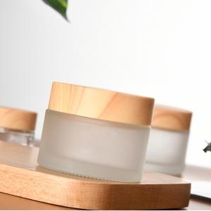 China Skincare Packaging Cream Packaging Jar 30g 50g 100g Luxury Glass Cosmetic Jars wholesale