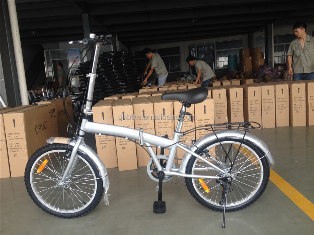 Folding Bicycle 20 Inch 7 Gear 6 Speed Hi Ten Steel Frame Aluminum Alloy Shimano Folding Bike 13KG