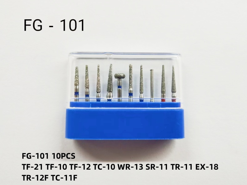 FG High Speed Polishing Rotary Bur Surgical Stainess Steel Dental Diamond Burs