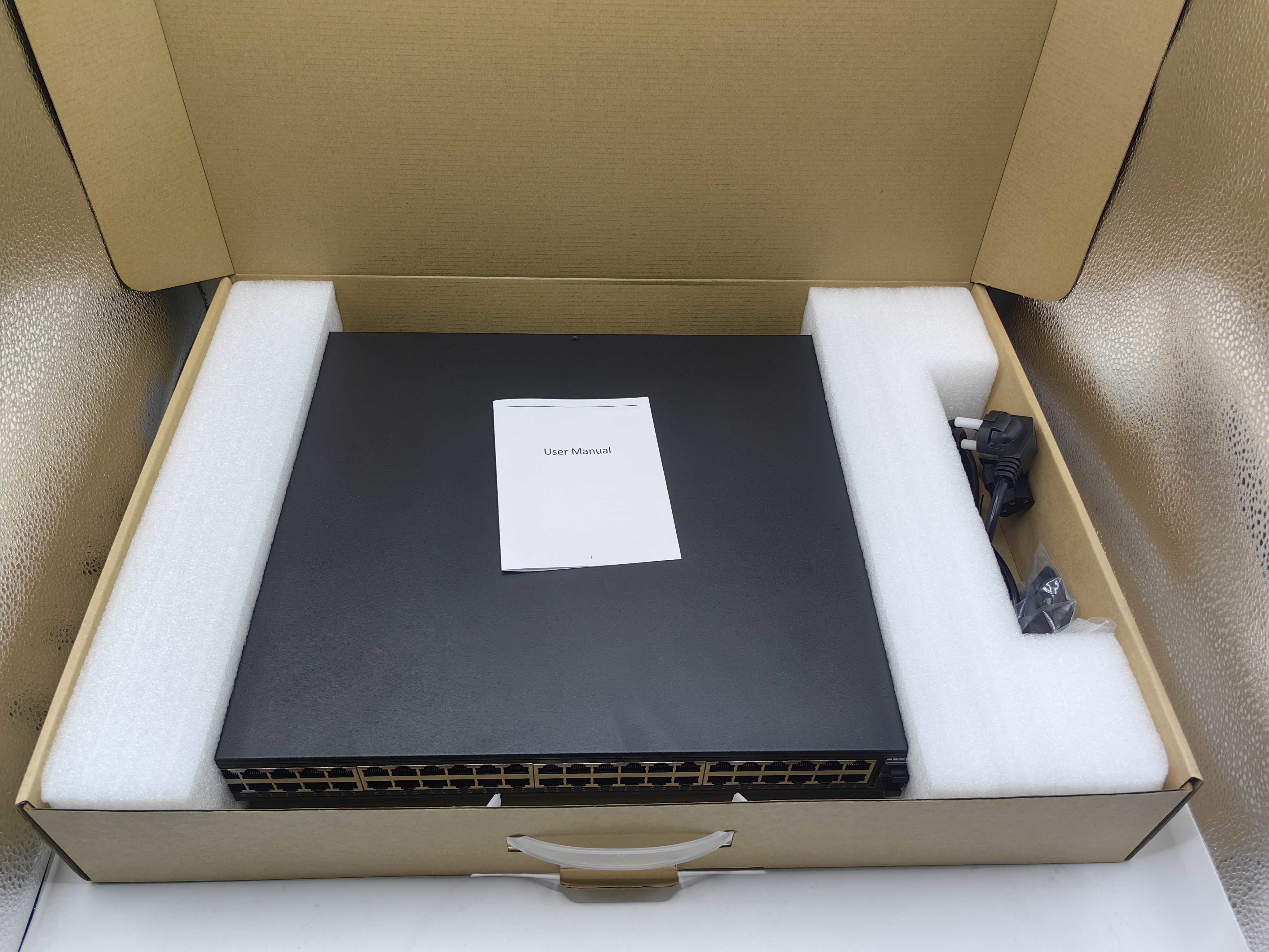Layer3 Management 10/100/1000M 48xPOE+6port 10G SFP/SFP+ IEEE802.3af/at Total 800W POE Network switch(UT-PS48GP-6SFP+)