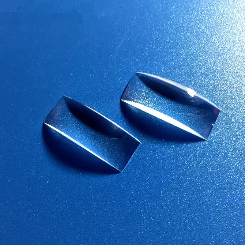 Custom BK7 Optical Glass Blanks Square Rectangle Convex Cylinder Lens