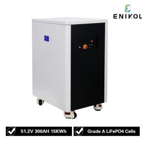China 48V Lifepo4 Home Energy Storage Solar Battery 51.2V 300AH 15KWH Deep Cycle 10kw Pack wholesale