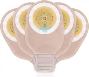 China Colostomy Bags One Piece Drainable Ostomy Pouch With Closure For Ileostomy Stoma Care wholesale
