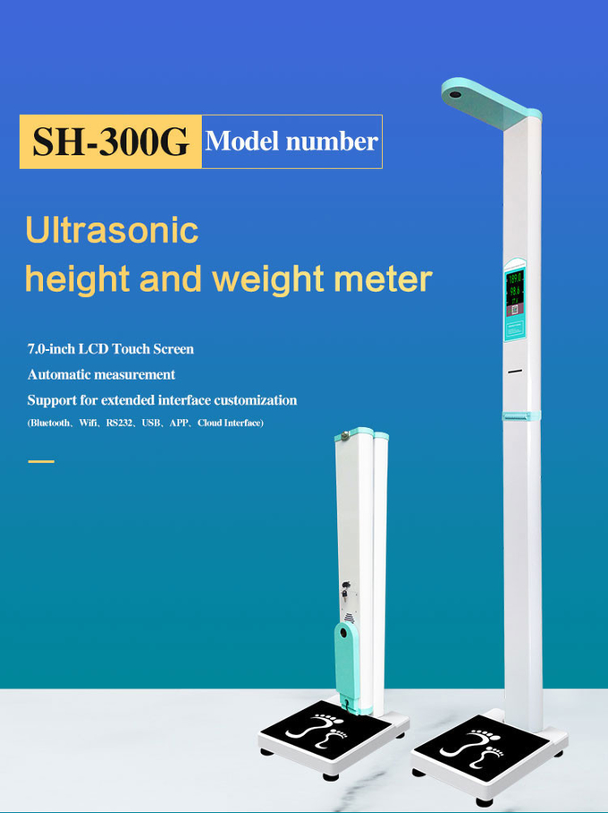 Ultrasonic Measure Height And Weight Measuring Instrument Coin Operated Scales