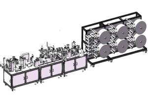 China Channel Steel 60hz Earloop Mask Producing Machine wholesale