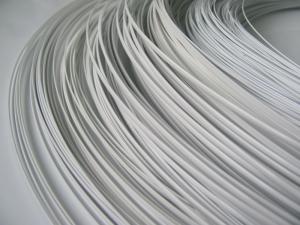 China Copper 0.04mm Polymer Coated Wire For Agriculture White PET Nylon Coating wholesale
